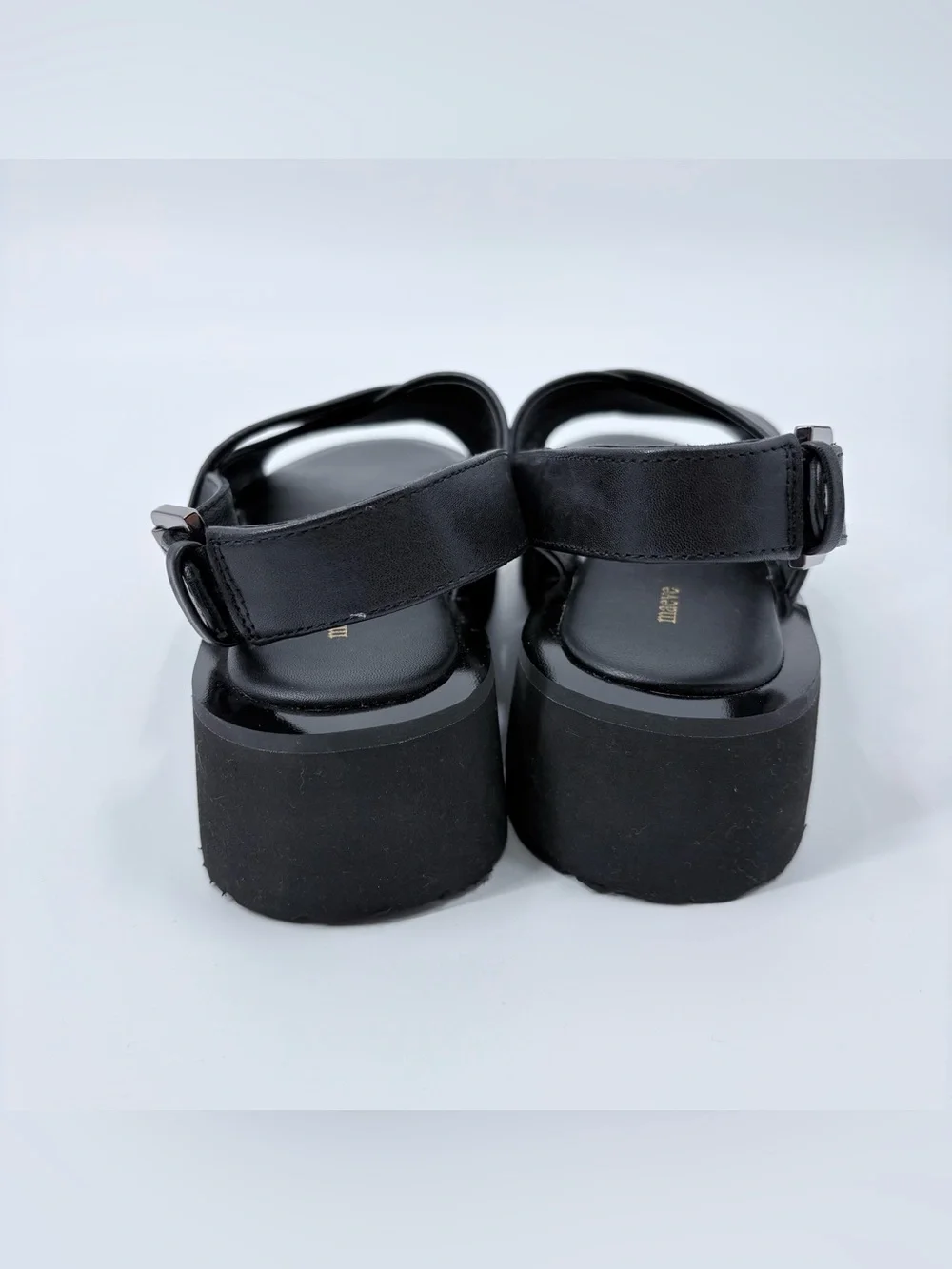Anthropologie Maeve Black Chrissy Platform Sandals